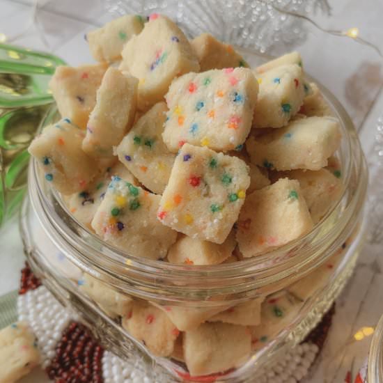 Christmas Funfetti Butter Cookies