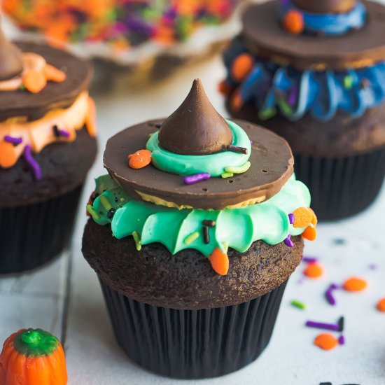 Witch Hat Cupcakes