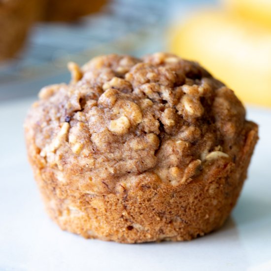 Banana Oatmeal Muffins