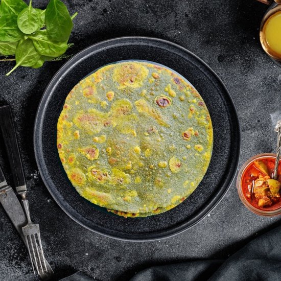 Palak Paratha [Spinach Flatbread]