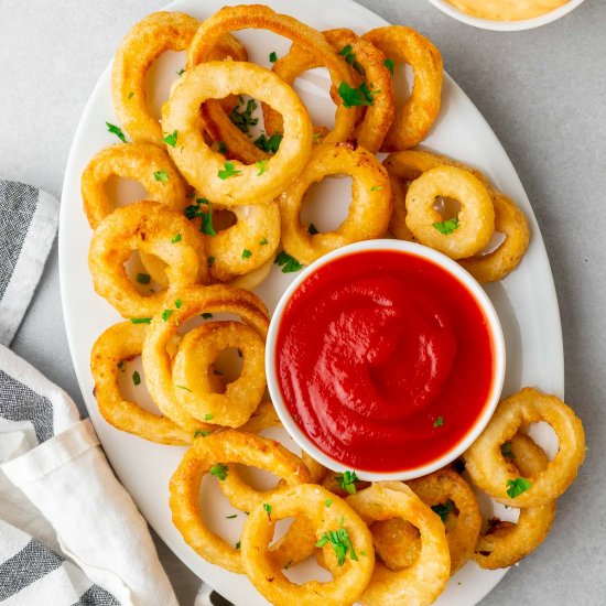 Air Fryer Frozen Onion Rings