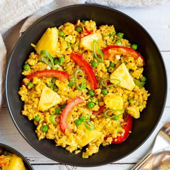 Thai Pineapple Tofu Fried Rice