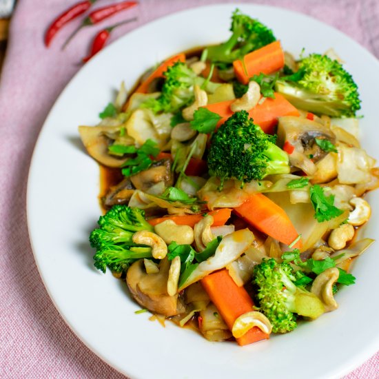 Thai Vegetable Stir Fry