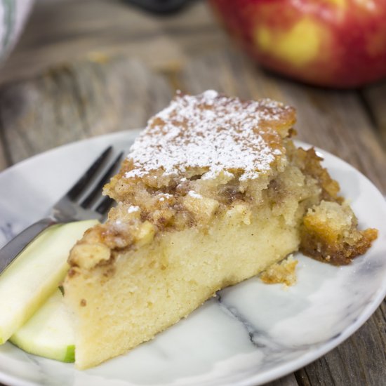 Upside Down Cinnamon Apple Cake