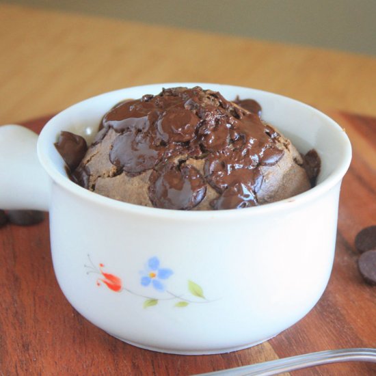 Chocolate Mug Cake For One