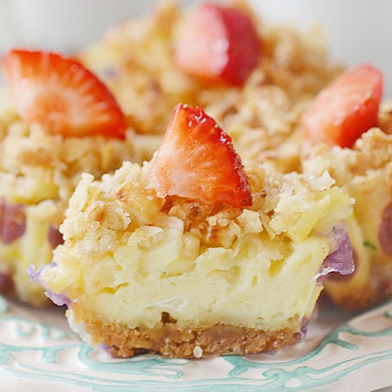 Apple Crisp Mini Cheesecakes