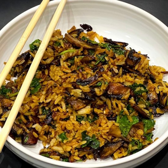 Mushroom Fried Rice