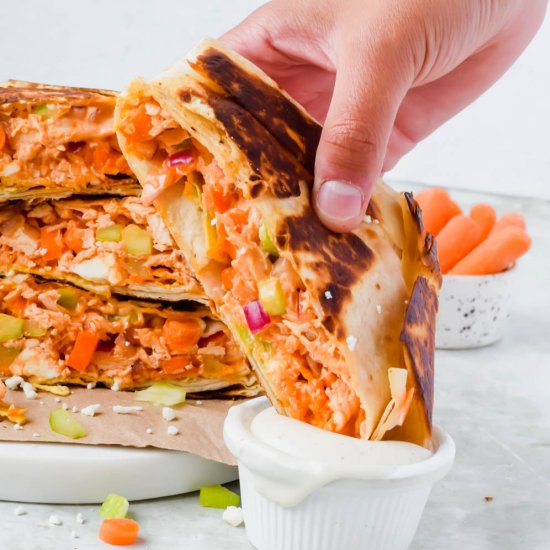 Buffalo Chicken Crunch Wrap