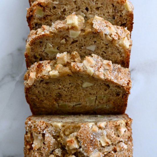 Apple Cinnamon Banana Bread