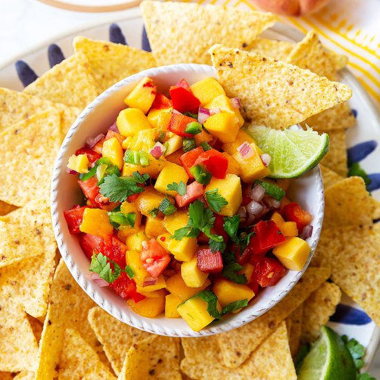 Peach Mango Salsa