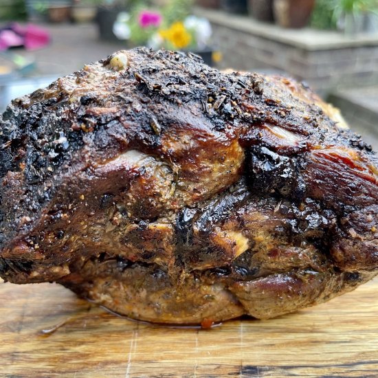 Greek Style Juicy Roast Lamb