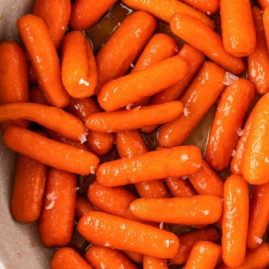 Honey Brown Sugar Glazed Carrots