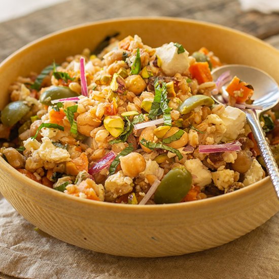 Mediterranean Farro Salad