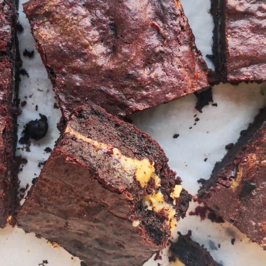 Salted caramel brownies