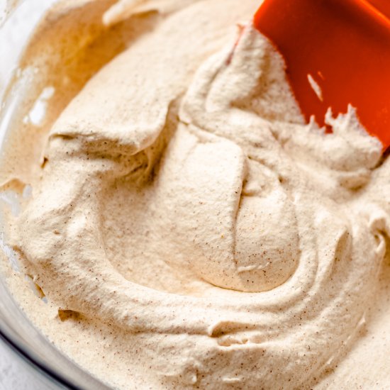 pumpkin spice whipped cream