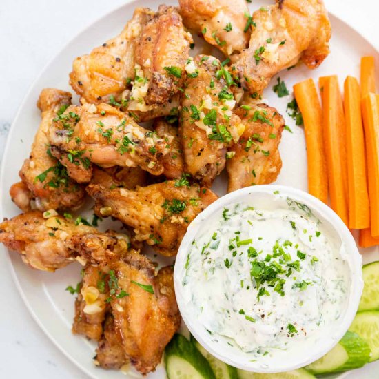 Garlic Butter Chicken Wings