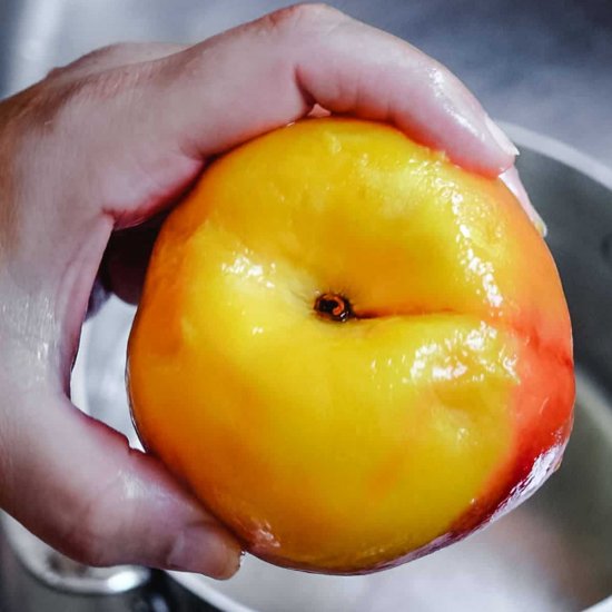 How To Blanch Peaches