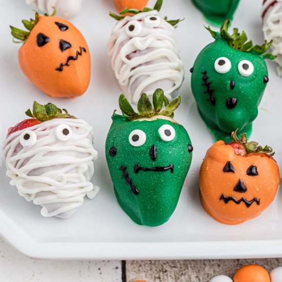 Halloween Chocolate Strawberries