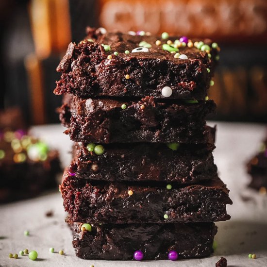 Gluten Free Halloween Brownies