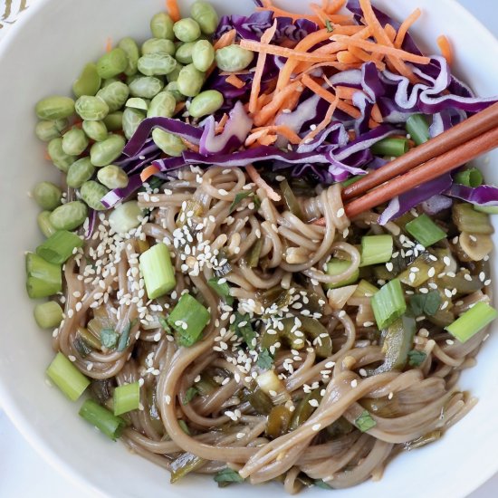 Sesame Soba Noodle Bowl