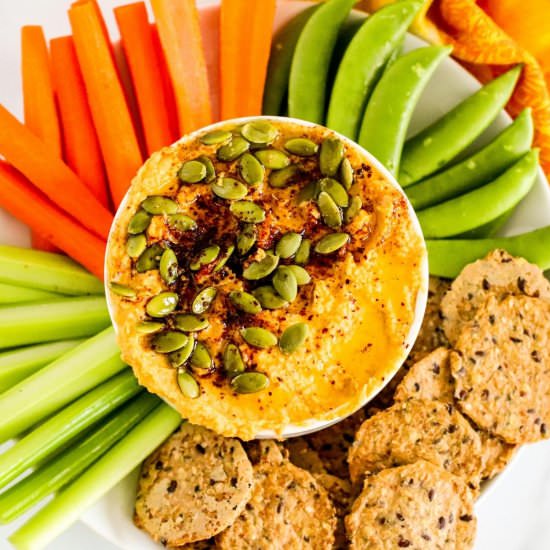 Homemade Pumpkin Hummus