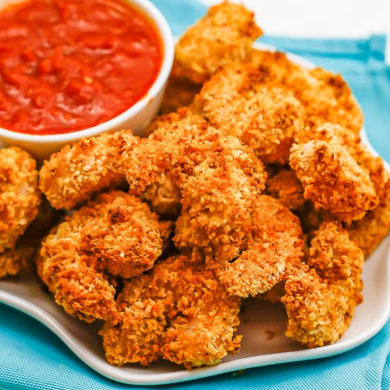 Air Fryer breaded shrimp