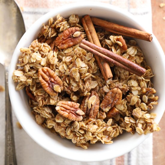 Spiced Maple Pecan Granola