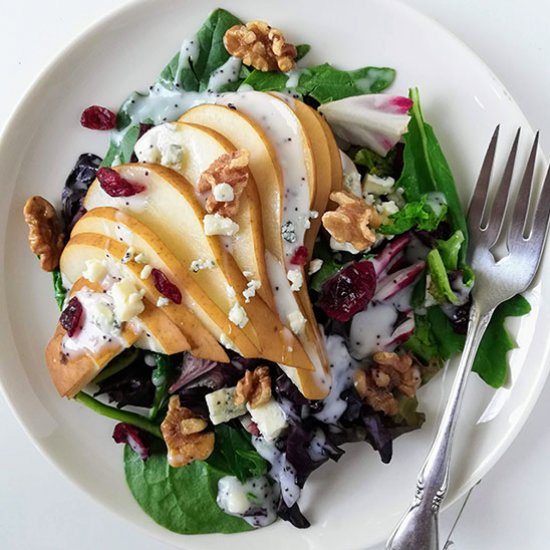 Pear and Gorgonzola Salad