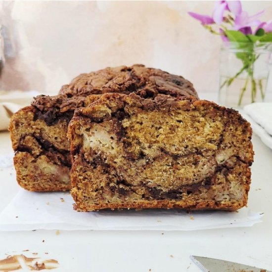 Nutella Banana Bread