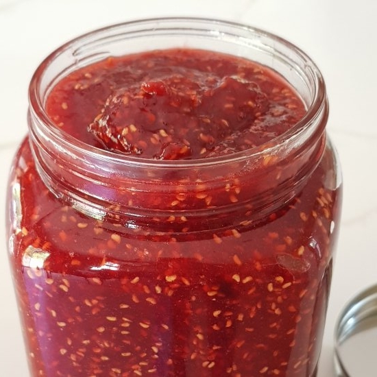 Three Ingredient Raspberry Jam