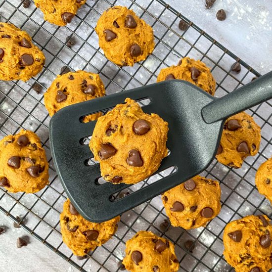 Pumpkin Chocolate Chip Cookies