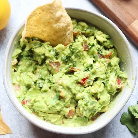 Easy Guacamole without Onion