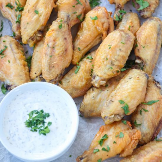 Brined Chicken Wings