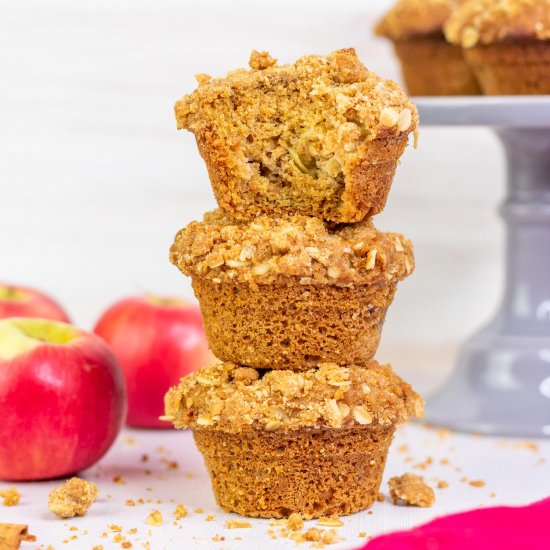 Sourdough Apple Butter Muffins