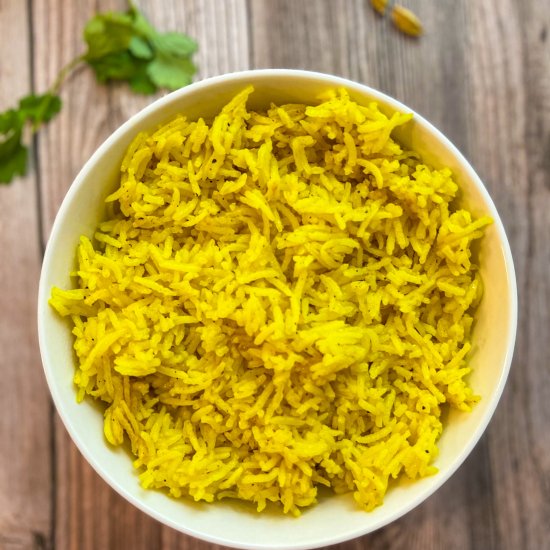 Turmeric Yellow Basmati Rice￼