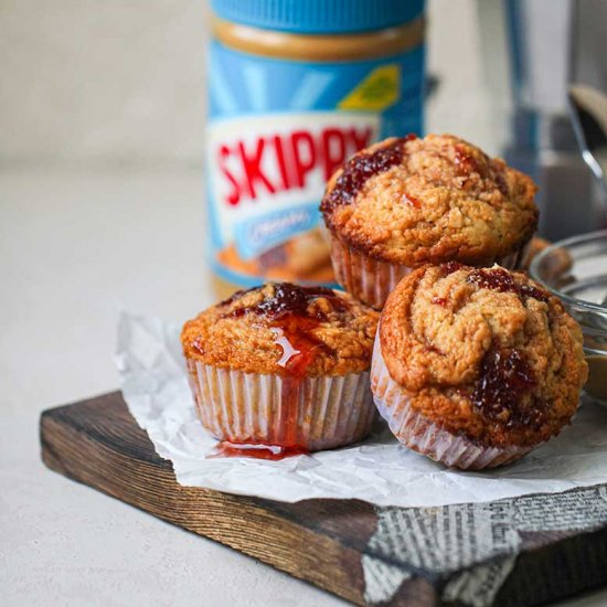 Peanut Butter and Jelly Muffins