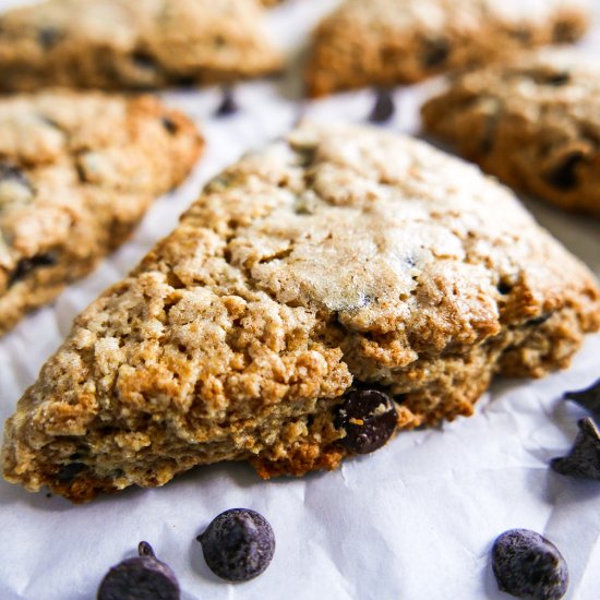 Sourdough Scones w/ Chocolate Chips