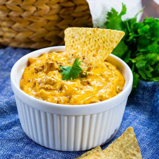 4-Ingredient Beef Enchilada Dip