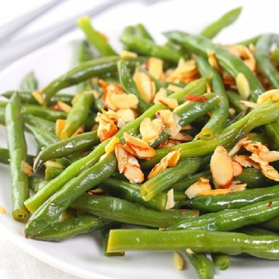 green beans amandine