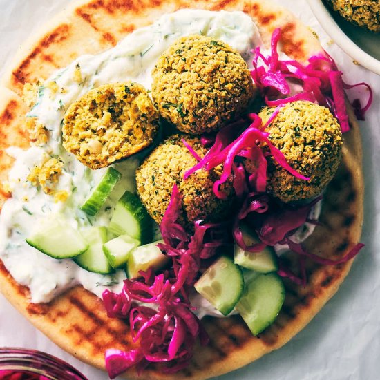 Oven Baked Falafel