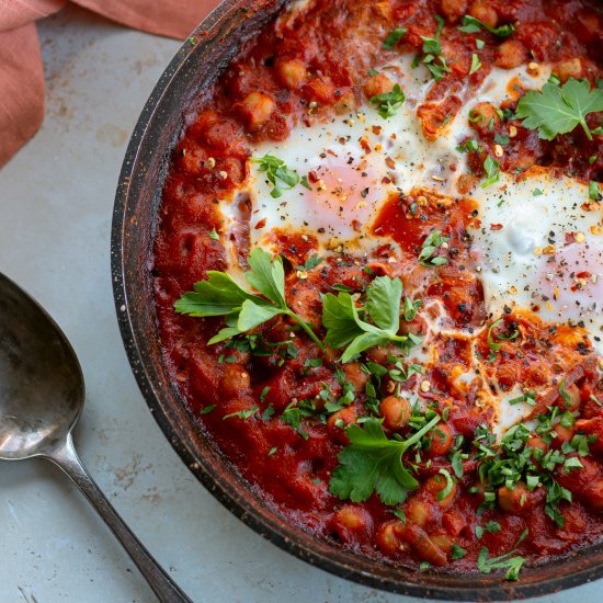 Gochujang Eggs in Purgatory