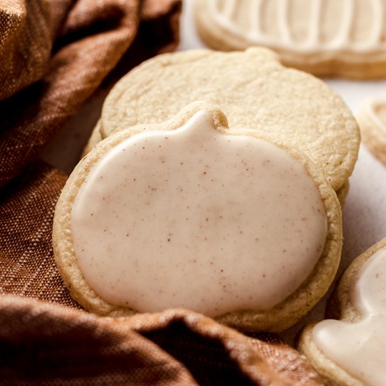 pumpkin spice sugar cookies