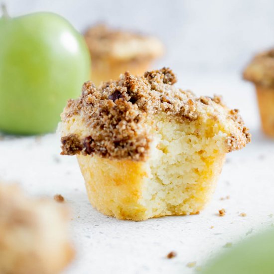 Gluten Free Apple Crumble Muffins