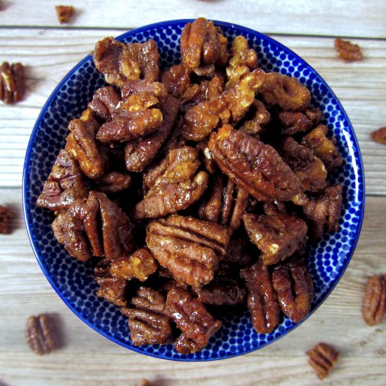 Easy Vegan Candied Pecans