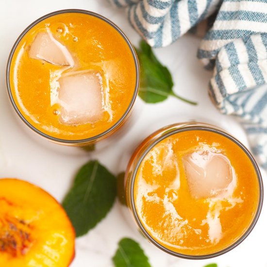 Homemade Peach Juice