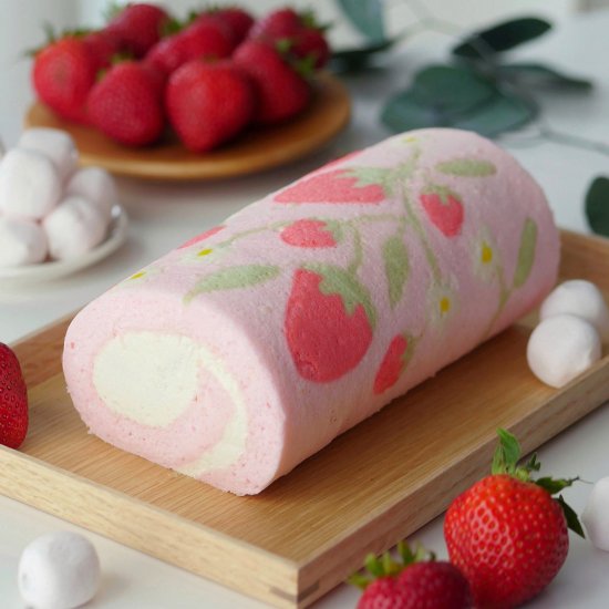 Fancy Pattern Cake Roll