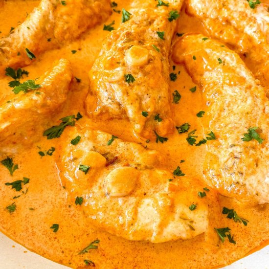 Creamy paprika chicken