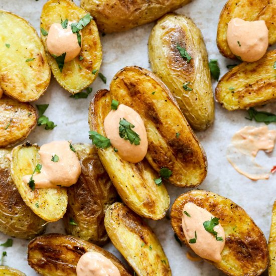 Crispy Fingerling Potatoes