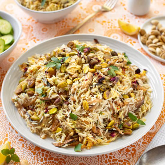 Vegan Indian Shiitake Biryani