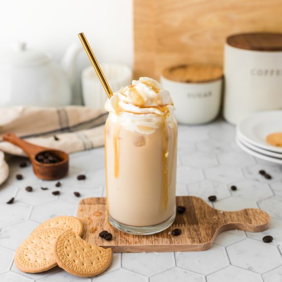 Iced Salted Caramel Latte